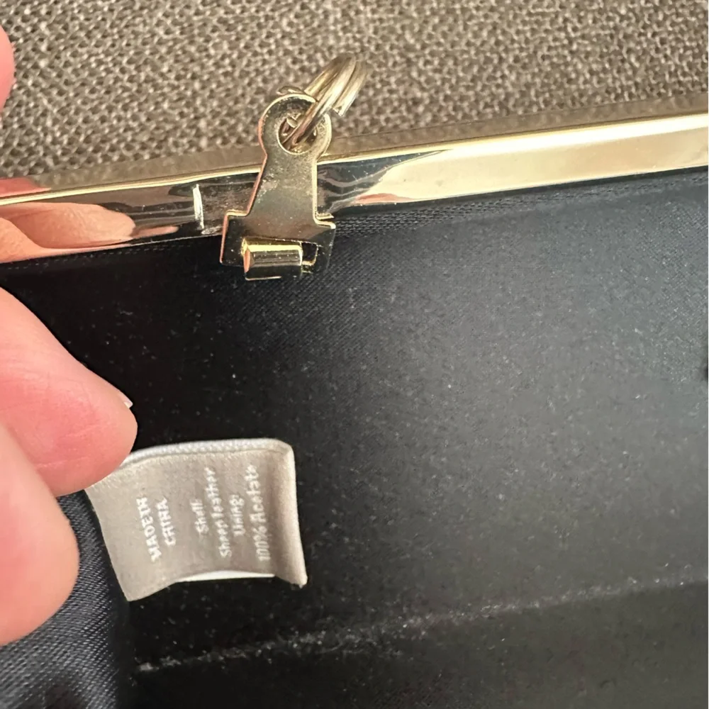 Banana Republic gold and silver evening bag/clutch - Picture 15 of 16